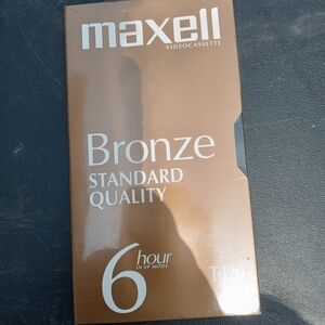 LOT of 6 Maxell ST-120XR-SE VHS Tapes New Old Stock
